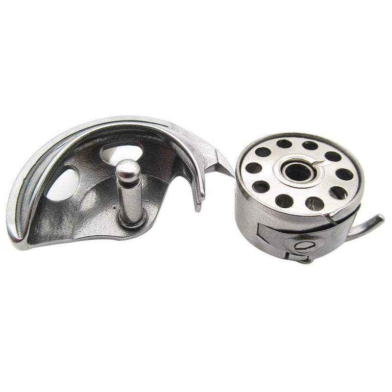 ckpsms علامة ckpsms -#KP-19036 ماكينة خياطة منزلية مع خطاف المكوك، علبة البوبين + 5 بوبينات متوافقة مع سينجر، إيلنا، براذر - Image 3